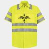 High Visibility Safety Short Sleeve Work Shirt Thumbnail