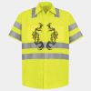 High Visibility Safety Short Sleeve Work Shirt Thumbnail