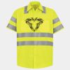 High Visibility Safety Short Sleeve Work Shirt Thumbnail