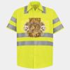 High Visibility Safety Short Sleeve Work Shirt Thumbnail